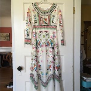 Frida Kahlo embroidered dress